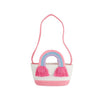 Handcrafted Rainbow Cotton Rope Purse -